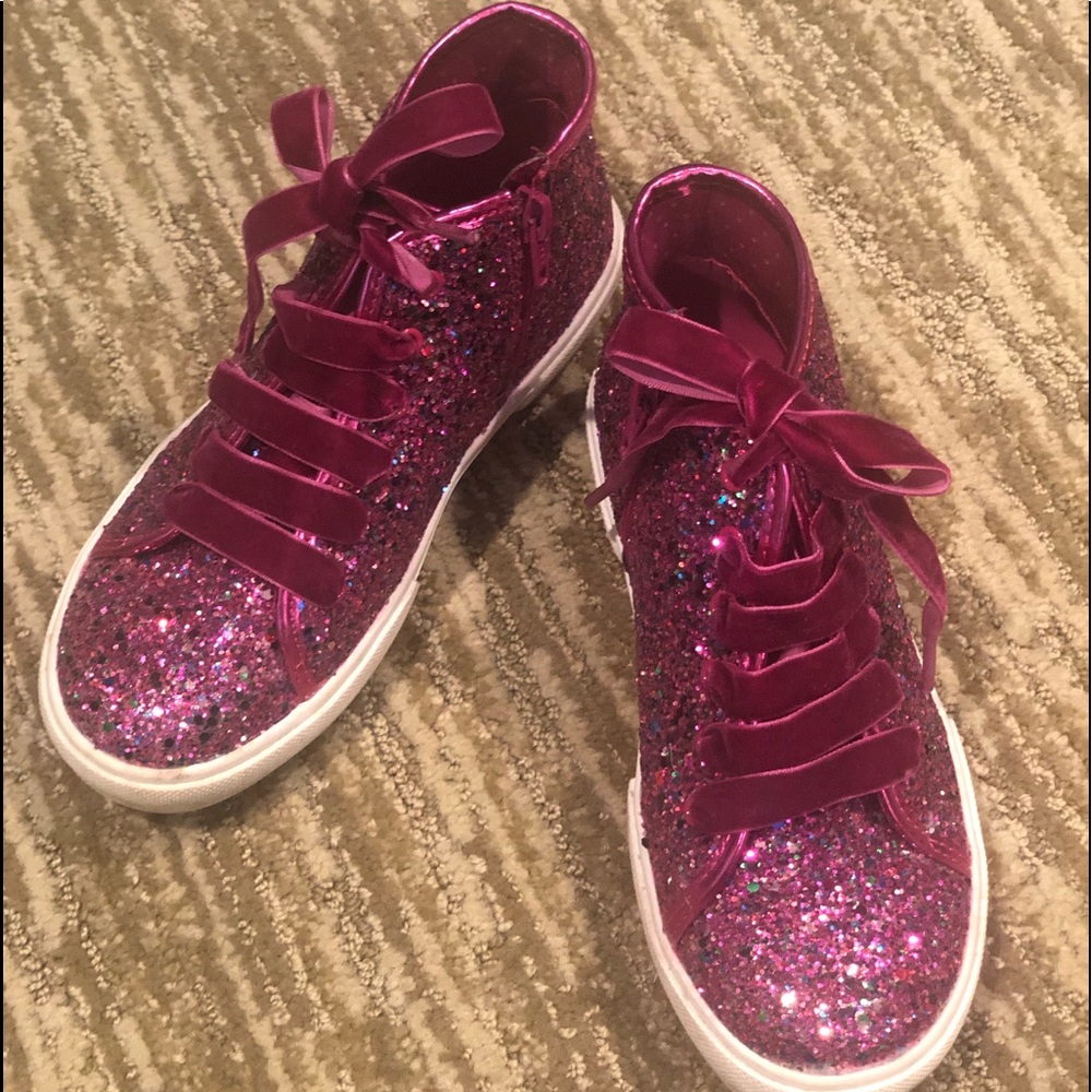 Glittered high tops